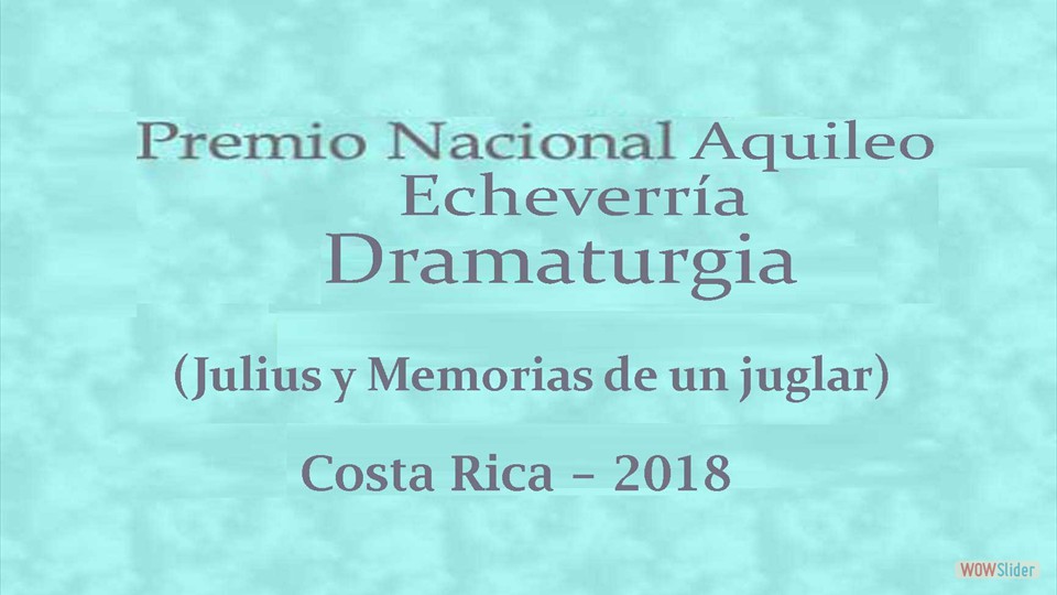 Premio Nacional Aquileo Echeverría - 2018