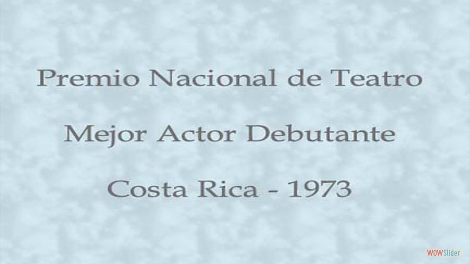 Premio Nacional de Teatro - 1973